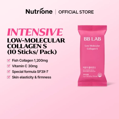 NUTRIONE BB LAB Collagen Phân Tử Thấp Chuyên S: 10 Que, Da Mịn, Giảm Lão Hóa, Giá 550k