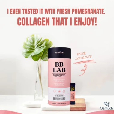 Nutrione Que bột BB LAB Collagen 1.500 hương lựu 30/60/90 - Collagen Pháp, Vitamin C, Axit Hyaluronic - Giá giảm 320.553₫