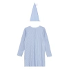 Nyeemya Bộ 2 Miếng Trẻ Trai Giáng Sinh Pyjama Dài Tay, Pompom Mũ, Điều Chỉnh Ngủ Homewear 3