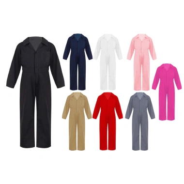 Nyeemya Coverall Trẻ Em Bé Trai Dài Tay Cổ Vòng, Dây Kéo, Đóng Cửa Trước, Màu Trơn – Giá ưu đãi 434.160₫