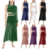 Nyeemya Đầm Khiêu Vũ Nữ Lyrical Cổ Tròn Sheer Lưới 689.040₫