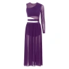 Nyeemya Đầm Khiêu Vũ Nữ Lyrical Cổ Tròn Sheer Lưới 689.040₫ 4