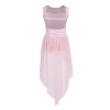 Nyeemya Đầm Leotard Bé Gái Không Tay Nối Mở Lưng, Cao Thấp Viền Múa Ba Lê - Giá giảm 267.840đ 5