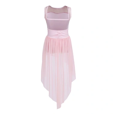 Nyeemya Đầm Leotard Bé Gái Không Tay Nối Mở Lưng, Cao Thấp Viền Múa Ba Lê - Giá giảm 267.840đ 5 Nyeemya Đầm Leotard Bé Gái Không Tay Nối Mở Lưng, Cao Thấp Viền Múa Ba Lê - Giá giảm 267.840đ 5