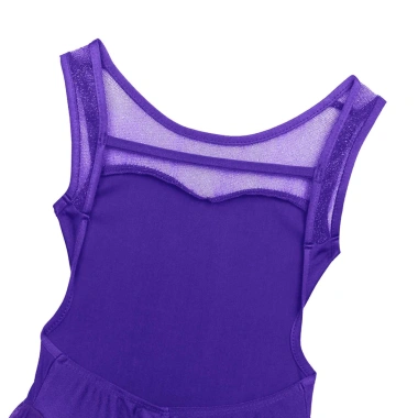 Nyeemya Đầm Leotard Bé Gái Không Tay Nối Mở Lưng, Cao Thấp Viền Múa Ba Lê - Giá giảm 267.840đ