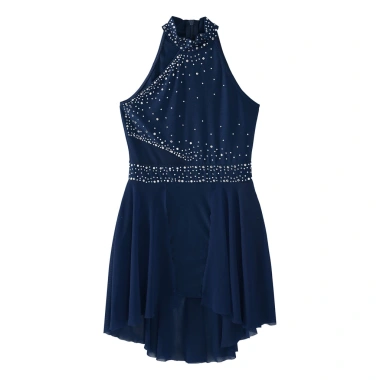 Nyeemya Đầm Leotard Bé Gái Lấp Lánh Kim Cương Giả Không Viền Không Tay Thích Hợp Khiêu Vũ Giá Ưu Đãi 439k