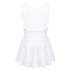 Nyeemya Đầm Leotard Bé Gái Lấp Lánh Kim Cương Tulle Giả Mặt Sau Trượt Băng Con Lăn 356.400₫ 7