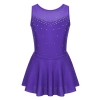 Nyeemya Đầm Leotard Bé Gái Lấp Lánh Kim Cương Tulle Giả Mặt Sau Trượt Băng Con Lăn 356.400₫ 10