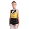 Nyeemya Đầm Sequin Bé Gái Không Tay, Lưng Móc Khóa, Khiêu Vũ Latin – Giá 414.720 VND 8