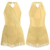 Nyeemya Đồ Khiêu Vũ Latin Bé Gái 6-16, Leotard Lấp Lánh Kim Cương, Dây Cổ V, Không Tay, Quai Lưng, Tua Rua – 380.160 VND 8
