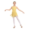 Nyeemya Đồ Khiêu Vũ Latin Bé Gái 6-16, Leotard Lấp Lánh Kim Cương, Dây Cổ V, Không Tay, Quai Lưng, Tua Rua – 380.160 VND 9