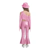 Nyeemya Kids Girls - Váy một vai dài tay sequin, dây thắt lưng, quần & mũ kim loại - 671.760₫ 7