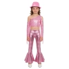 Nyeemya Kids Girls - Váy một vai dài tay sequin, dây thắt lưng, quần & mũ kim loại - 671.760₫ 8