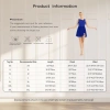 Nyeemya Leotard Nữ Không Tay Voan Co Giãn Cắt Ra Bất Đối Xứng Múa Ba Lê Thể Dục, Giá 611.280 VND 2
