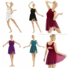 Nyeemya Leotard Nữ Không Tay Voan Co Giãn Cắt Ra Bất Đối Xứng Múa Ba Lê Thể Dục, Giá 611.280 VND 10