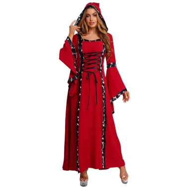 Nyeemya Nữ Thời Trung Cổ Đầm Cổ Vuông Tay Dài Gothic Phù Thủy – Victoria Cung Điện, Mũ Trùm Đầu, Ren-up, Giá giảm 886k 5 Nyeemya Nữ Thời Trung Cổ Đầm Cổ Vuông Tay Dài Gothic Phù Thủy – Victoria Cung Điện, Mũ Trùm Đầu, Ren-up, Giá giảm 886k 5