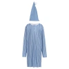 Nyeemya Pyjama 2 Miếng Trẻ Em Bé Trai Váy Ngủ Pompom Mũ Dài Tay Điều Chỉnh Giấc Ngủ 5