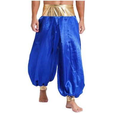 Nyeemya Quần Harem Nam S-4XL Ma Thuật Kim Loại Sáng Bóng Đèn Lồng - 251.640₫ 4