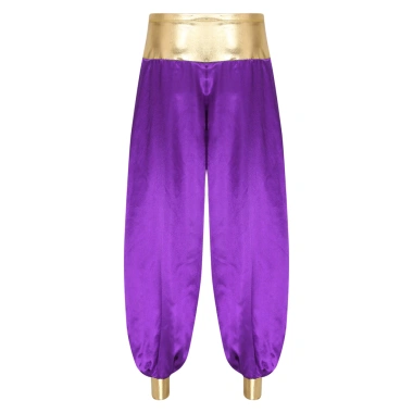 Nyeemya Quần Harem Nam S-4XL Ma Thuật Kim Loại Sáng Bóng Đèn Lồng - 251.640₫ 5