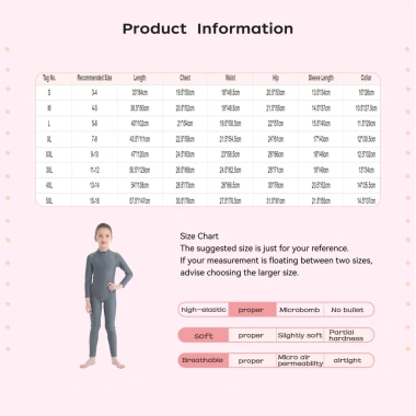 Nyeemya S-5XL Leotard Bé Gái Tay Dài Dây Kéo Múa Ba Lê Unitard Giá 331.560 VND 2