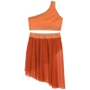 Nyeemya trang phục bé gái Lyrical - Crop top một vai, váy quần đùi lưới bóng, giảm 447.120₫ 6