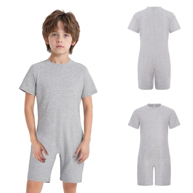 Nyemya áo liền quần trẻ em cổ tròn tay ngắn lưng vô hình dây kéo màu trơn - 303.480₫ 4 Nyemya áo liền quần trẻ em cổ tròn tay ngắn lưng vô hình dây kéo màu trơn - 303.480₫ 4
