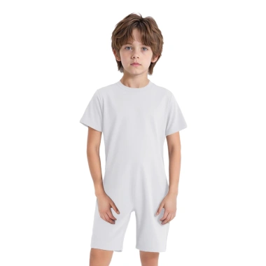 Nyemya áo liền quần trẻ em cổ tròn tay ngắn lưng vô hình dây kéo màu trơn - 303.480₫ 7 Nyemya áo liền quần trẻ em cổ tròn tay ngắn lưng vô hình dây kéo màu trơn - 303.480₫ 7