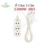 Ổ Cắm 3 Cửa 1.200W 3B5 - Thiết Kế Gọn Gàng, An Toàn, Tiện Dụng - Linh Kiện Quỳnh Diễn