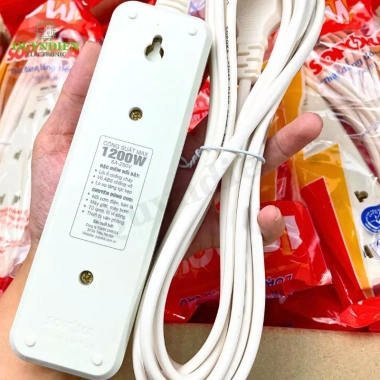 Ổ Cắm 4 Cửa 1.200W 4B5 - Thiết Kế Gọn Gàng, An Toàn, Tiện Dụng - Linh Kiện Quỳnh Diễn 6