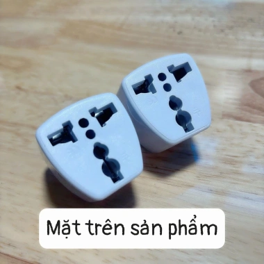 Ổ Cắm Chuyển 3 Chân sang 2 Chân 220V - Phích 3 Chấu, An Toàn, Giá 10.000đ 3