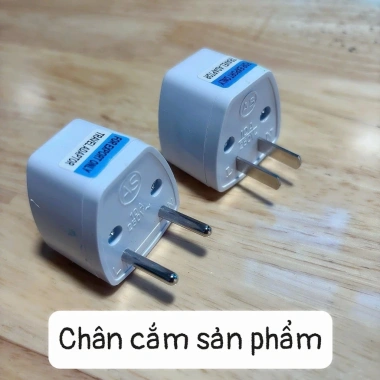 Ổ Cắm Chuyển 3 Chân sang 2 Chân 220V - Phích 3 Chấu, An Toàn, Giá 10.000đ 4