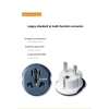 Ổ cắm chuyển đổi đa chức năng du lịch 2 lỗ đen chuẩn Đức 10A/16A - 99.000 VND 6