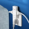 Ổ cắm chuyển đổi EU đa chức năng 1 to 4 xoay được, di động du lịch, mở rộng sạc 3