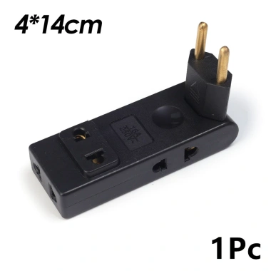 Ổ cắm chuyển đổi EU đa chức năng 1 to 4 xoay được, di động du lịch, mở rộng sạc