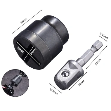Ổ cắm cờ lê điện ô tô dày EHES - Dễ lắp nhanh, chịu tải cao, giá chỉ 38.896₫