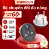 Ổ cắm đa năng ANRMESUN 2.400W – Chống nổ, lõi đồng cao cấp, chuẩn châu Âu, giá 40k