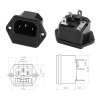 Ổ cắm điện AC 3 chân 3 cực cái đực có khóa - Chuyển đổi nguồn an toàn, điện áp 220V, bảo vệ quá tải, giá 19.740₫, giảm 22% 8