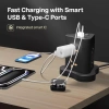 Ổ cắm điện cao cấp XT2 2 tầng 2.500W 6 ổ + USB + Type-C, dây dài 5m, giá 225.000₫