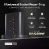 Ổ cắm điện cao cấp XT2 2 tầng 2.500W 6 ổ + USB + Type-C, dây dài 5m, giá 225.000₫ 6