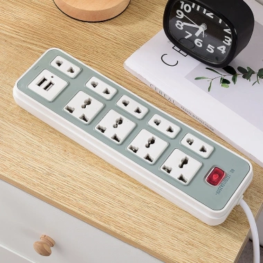 Ổ cắm điện đa năng 4/9 lỗ + USB 5V 2.500W chịu tải lớn, chống vỡ chổng cháy - Giá 70.000 VND 5