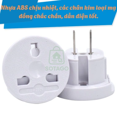 Ổ cắm điện du lịch đa năng – Adapter chuyển đổi phích cắm quốc tế toàn cầu, chỉ 109.000₫
