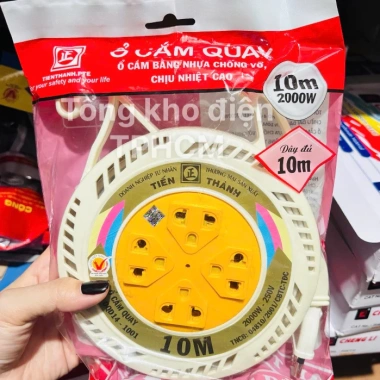 Ổ cắm điện quay Tiến Thành 5 10 15m thu gọn kéo dài dây giảm giá 138k 3 Ổ cắm điện quay Tiến Thành 5 10 15m thu gọn kéo dài dây giảm giá 138k 3
