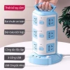 Ổ Cắm Điện Tháp Đa Năng S003U 12 ổ cắm + 3 USB 2.1A, 2.500W, chống quá tải, dây dài an toàn - Giá 180.000 VND 3