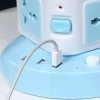 Ổ Cắm Điện Tháp Đa Năng S003U 12 ổ cắm + 3 USB 2.1A, 2.500W, chống quá tải, dây dài an toàn - Giá 180.000 VND 7