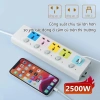 Ổ Cắm Điện USB Đa Năng 4m Cao Cấp - 2 Cổng, Chốt An Toàn, Tiện Dụng