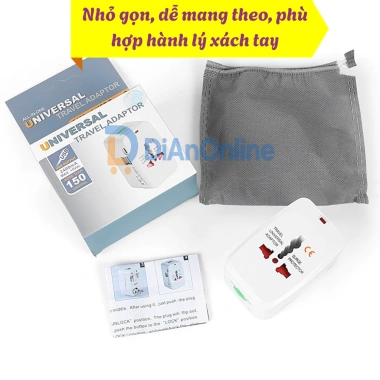 Ổ Cắm Du Lịch 4 Trong 1 có USB, Adapter 200+ Quốc Gia - Giá ưu đãi 149.000đ 8