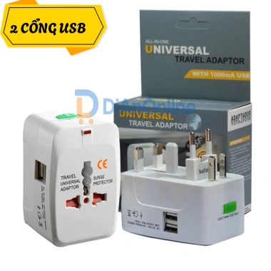 Ổ Cắm Du Lịch 4 Trong 1 có USB, Adapter 200+ Quốc Gia - Giá ưu đãi 149.000đ 10