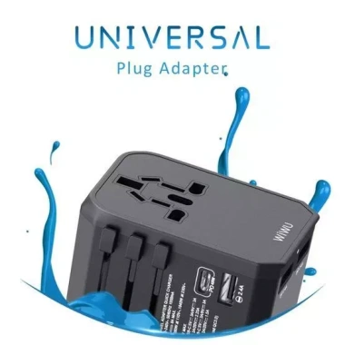 Ổ Cắm Du Lịch Đa Năng WIWU UA-304 4 IN 1 Universal 45W - Đen Chính Hãng 4 Ổ Cắm Du Lịch Đa Năng WIWU UA-304 4 IN 1 Universal 45W - Đen Chính Hãng 4