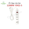 Ổ Cắm Lõi Sứ 2.200W Chống Cháy 4M2-5 Vỏ ABS Chống Vỡ - Linh Kiện Quỳnh Diễn 163.5k