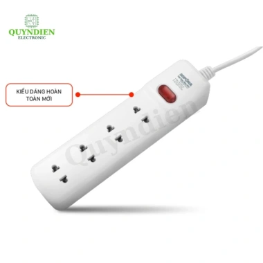 Ổ Cắm Lõi Sứ 2.200W Chống Cháy 4M2-5 Vỏ ABS Chống Vỡ - Linh Kiện Quỳnh Diễn 163.5k 6